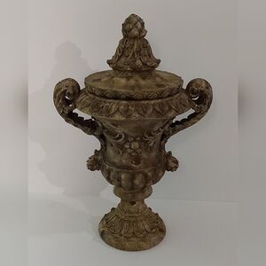 RAZ Imports / VINTAGE INCENSE URN / 13-1/2"-inches Talll